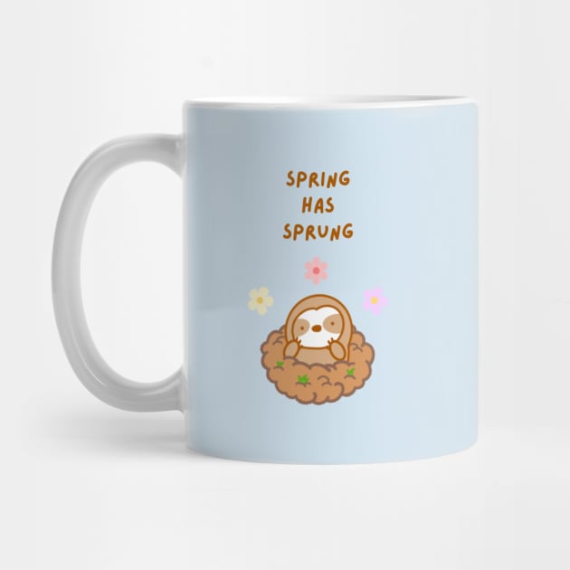 Spring has Sprung Groundhog Day Sloth by theslothinme